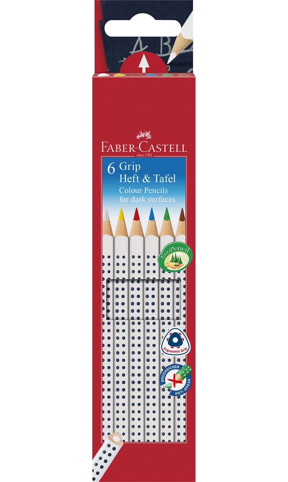 Faber-Castell Grip 113210 Colouring Pencils for use in Notebooks and on Boards W 3890₽