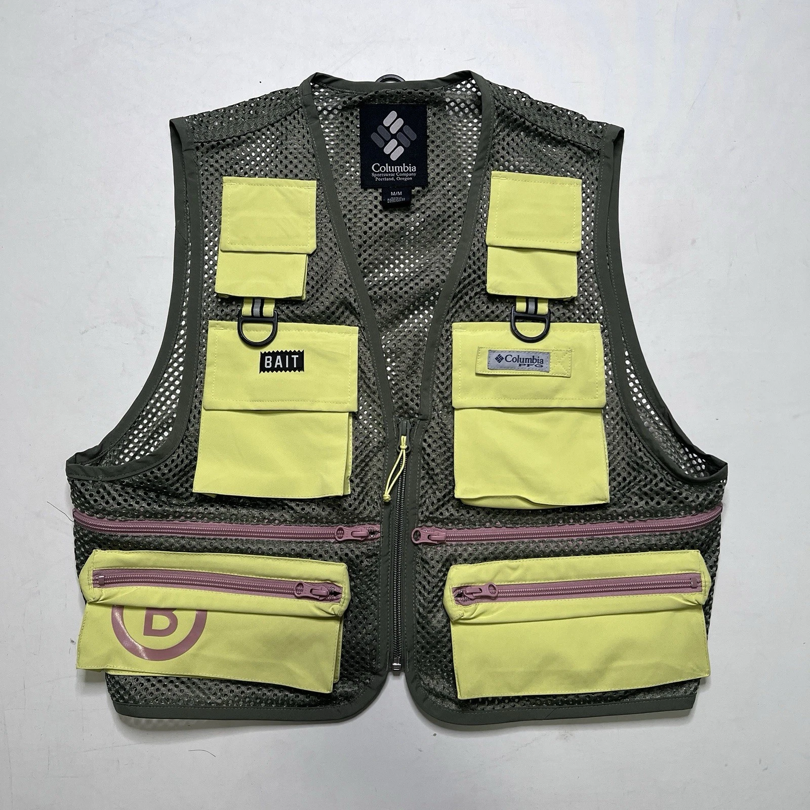 BAIT X COLUMBIA SPORTSWEAR MEN VEST (GREEN / ZEST) Medium