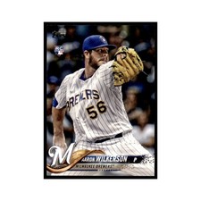 Aaron Wilkerson Rookie 2018 Topps #378 Milwaukee Brewers Baseball Card NM