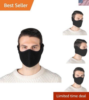Multi-Functional Black Ski Mask Balaclava - Ideal for Hiking & Snowboarding