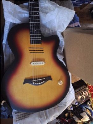 Moukey BCC-100 Acoustic Electric Guitar Bundle + Gig Bag & Accessories S Pickup