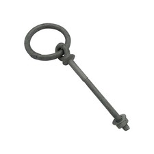 Galvanised Collared Ring Eye Bolt 12MM X 135MM (Eyebolt Ringbolt Long Shank)