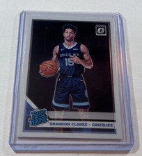 Brandon Clarke 2019 Panini Donruss Optic Rated Rookie RC #194 Memphis Grizzlies