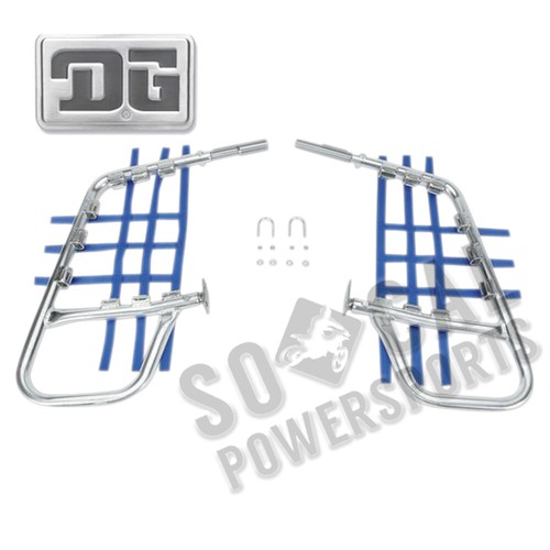 DG Performance 54-2122 Steel Nerf Bar | 1" Diameter Carbon Steel, Powder Coated, For ATV/UTV