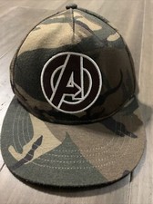 AVENGERS BOYS Youth HAT Cap Berkshire SnapBack OSFM Camo Under Bill Print