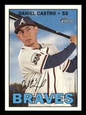 2016 Topps Heritage High Number #543 Daniel Castro NMMT Braves