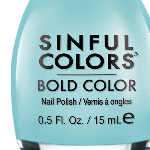 Sinful Colors Nail Polish Bold Color 15ml 1599 Wonder Mint - Picture 2 of 3
