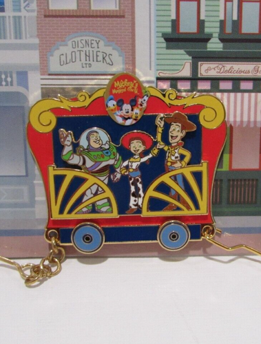 Disneyland Paris Minnie's Party Train 5 Pin Set with Display Board DLRP Disney - Picture 8 of 14