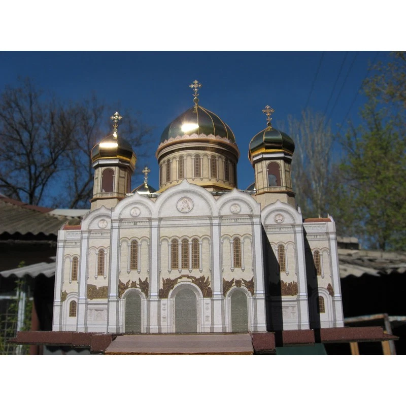 OREL 062 - 1/400 Paper model kit Architecture the Temple "Christ the Saviour" - Image 2 of 4