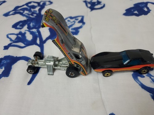 Lot Of 2x 1970s Corvette Hot Wheels Cars Stingray And Mongoose Nice Shape Look - Picture 3 of 9
