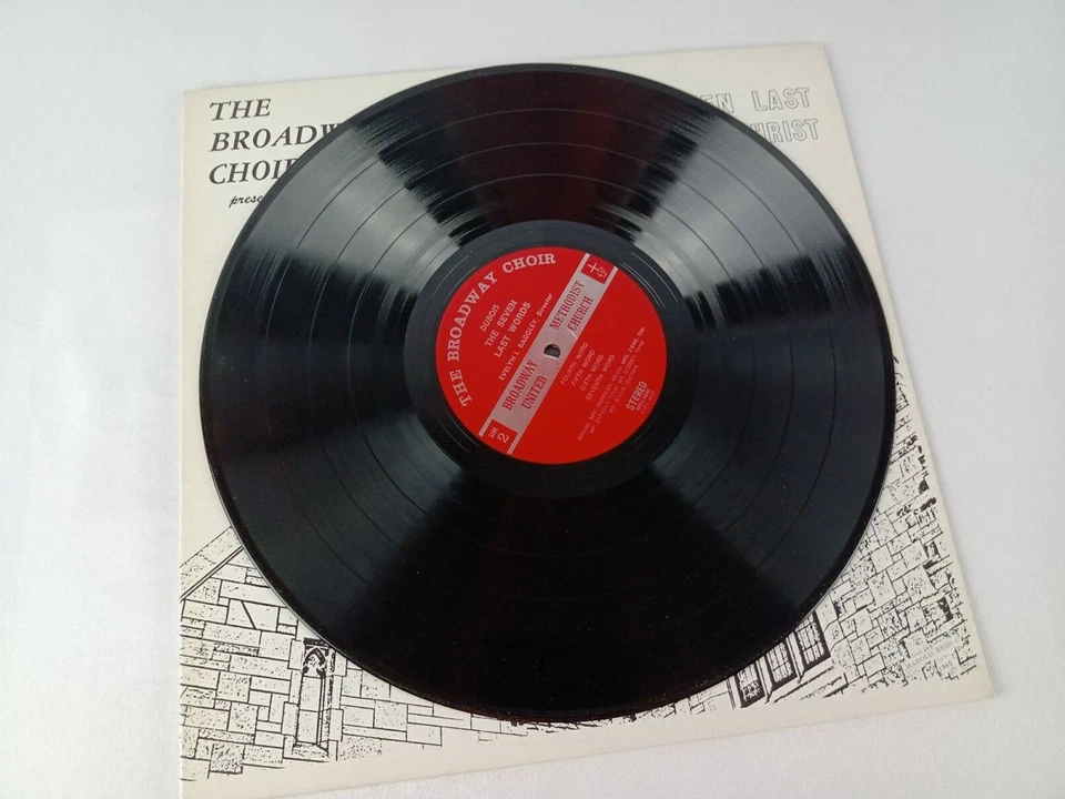 THE BROADWAY CHOIR THE SEVEN LAST WORDS OF CHRIST LP RECORD XIAN PRIVATE PRESS Foto 3 de 4