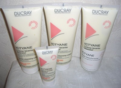 5x DUCRAY Ictyane Gentle Cleansing Cream Dry Skin milde WASCHCREME Gesicht Körpe