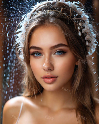 Brunette Curvy Girl Model Photo Risque 8x10 Art Print C9020 | eBay