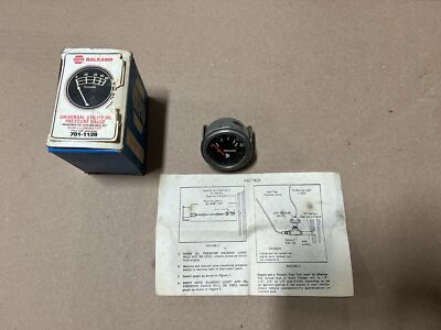 New NOS NAPA Balkamp Universal Utility Oil Pressure Gauge #701-1126 NOS