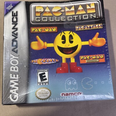 Pac-Man Collection (Nintendo Game Boy Advance, 2001) New Sealed