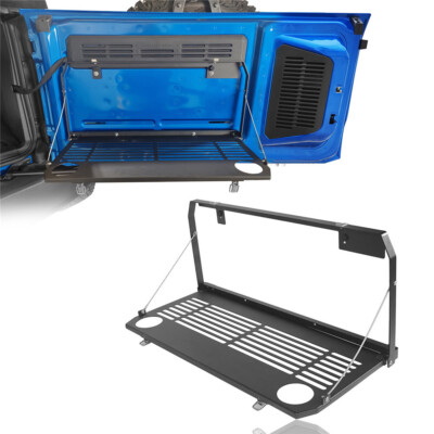 Tailgate Table Foldable Cargo Shelf Rear Door Cup Holder fit 2021-24 Ford Bronco