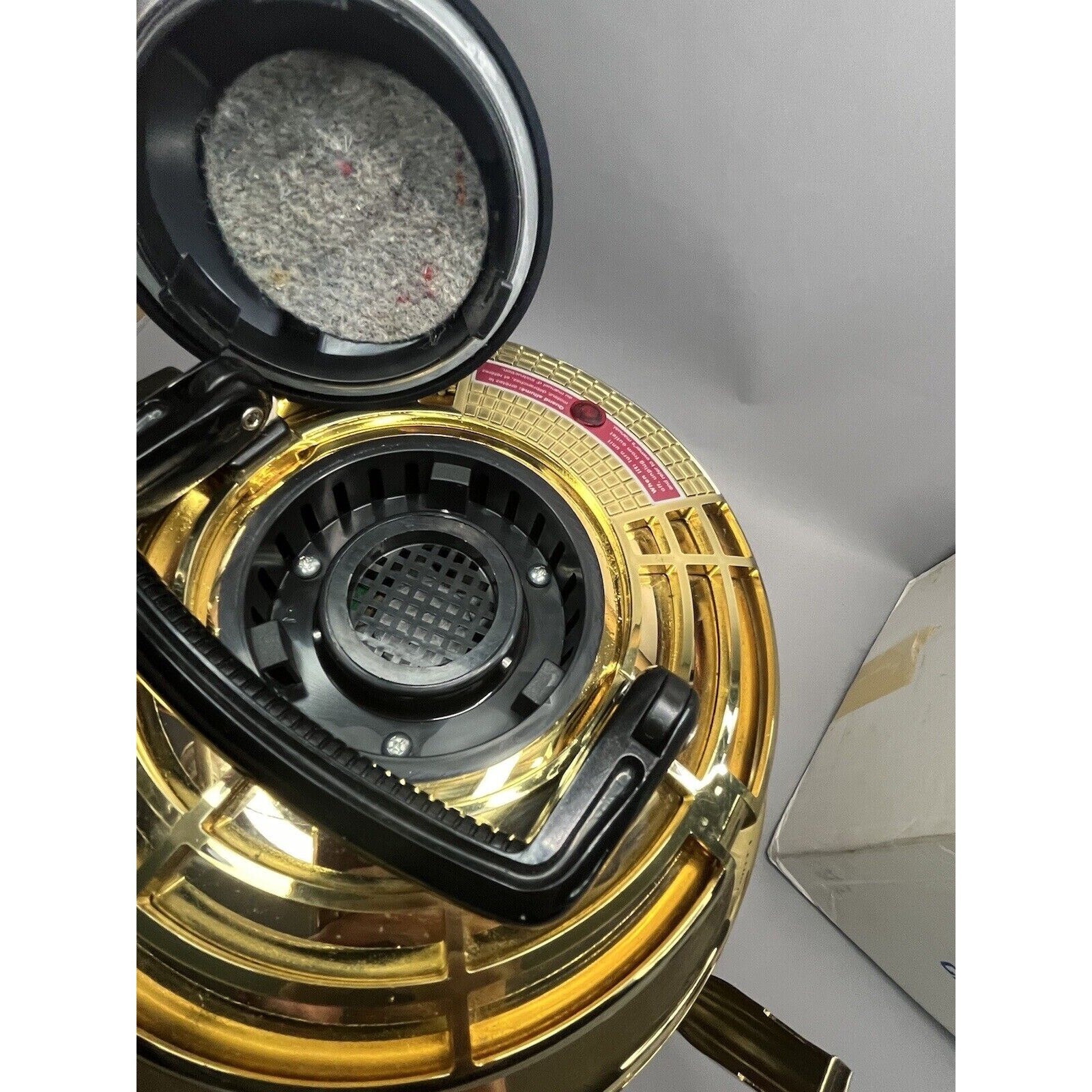 Gold Limited Edition Filter Queen Majestic Triple Crown Canister Vacuum