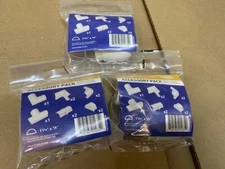 (3 Packs) D-Line White Plastic Raceway Coupling Kit CLOAP3015W (NEW)