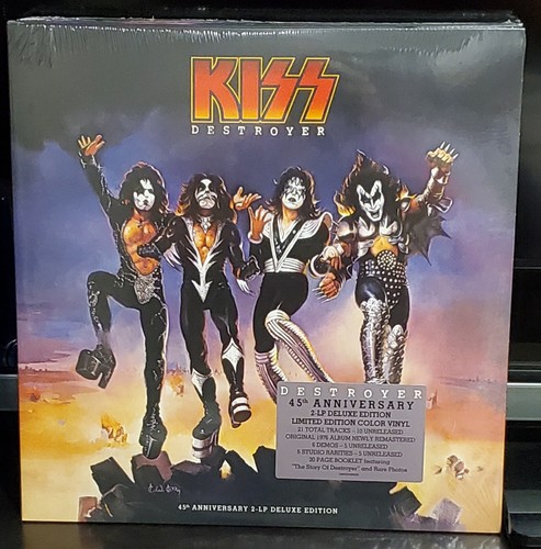 KISS Destroyer 45th Anniversary 2 LP COLORED VINYL, Half-Speed MASTER - MINT!! - 第 1/3 張圖片