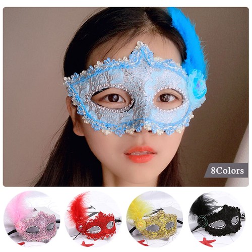 Lace Mask Party Masquerade Ball Eye Masks Flower Feather Bachelorette Party │ - Picture 7 of 67