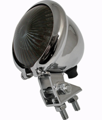 Shin Yo Bates Style LED Taillight Chrome Smoked Lens For Harley-Davidson 255-133