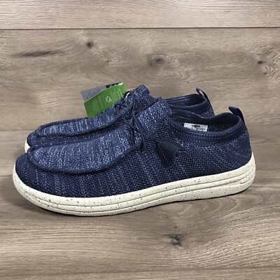 LAMO Michael Blue Slip On Comfort Casual Shoes Brand New Mens Size 13