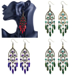 Women/'s Hot Silver Geometric Drop Dangle Earrings Jewelry Retro Hook Eardrop