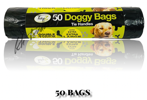 Dog Poo Bags Extra Strong Large Double Thick Dog Poop Tie Handles Doggy Bags - Picture 25 of 29