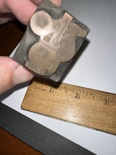 Print Block “ Plumbing Fixture/Valve “ Copper Face, Nice Image.