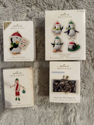 Hallmark Keepsake Son, Sign Of Times 09,Antarctic Antics, WhereTheWildThings Are