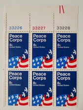 US Stamp Peace Corps 8c P Block of 6 Scott #1447 Block of 6 MNH