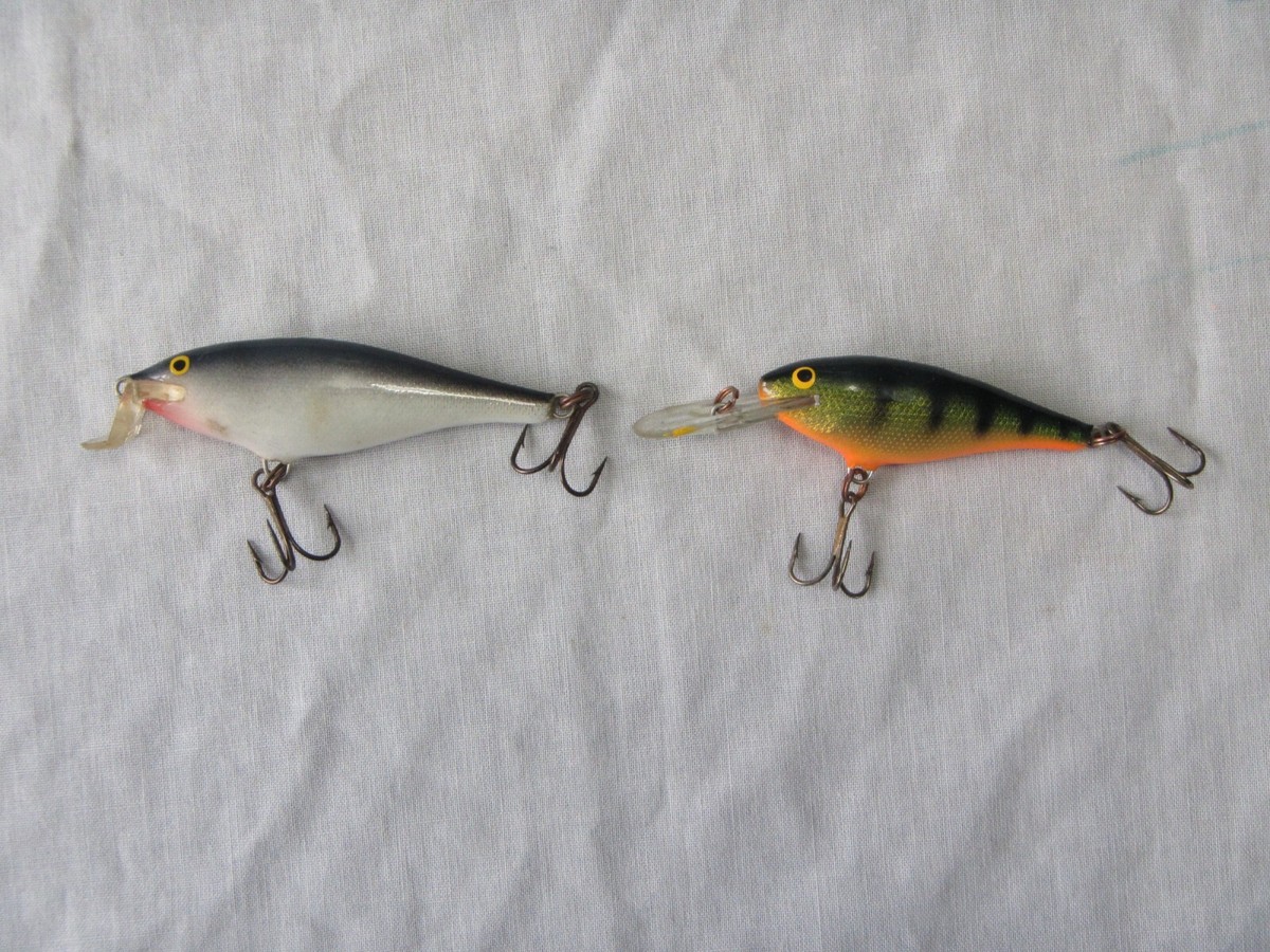 Lot De Leurres Rapala : Deep Runner Et Compte à Rebours, Pêche Au Carnassier