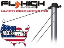 FLY HIGH WAKEBOARD WATERSKI ROPE GUIDE FITS TOWER & EXTENED BOAT PYLON W912 NEW