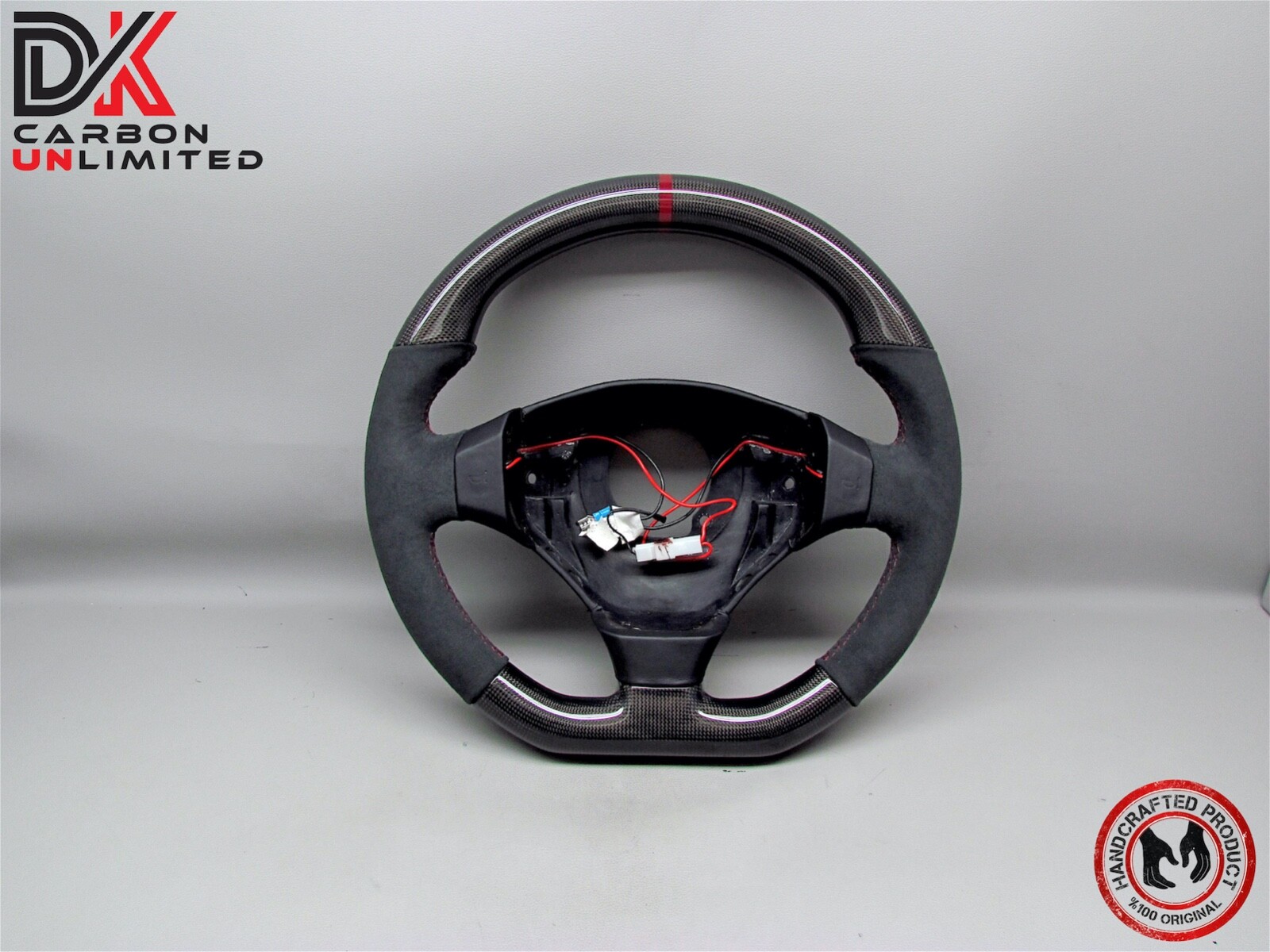 Ferrari 550 Barchetta Maranello Burgundy Ring Alcantara Carbon Steering Wheel