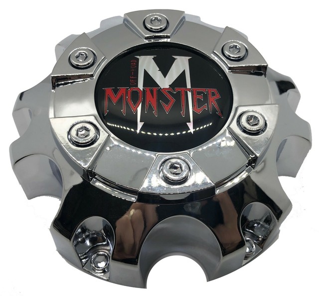 C6924 MONSTER Off road 6 LUG Black Wheel Center Cap eBay