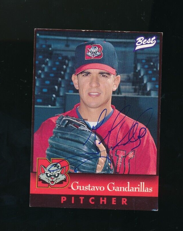 1997 Best 11 Gustavo Gandarillas Hardware City Rock Cats signed auto