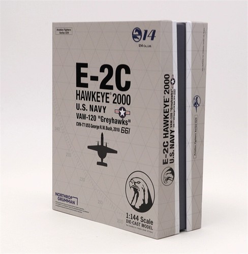 for S14 E-2C Hawkeye 2000 VAW-120 Greyhawks CVN-77 USS 1/144 Pre-built Model - Picture 8 of 8