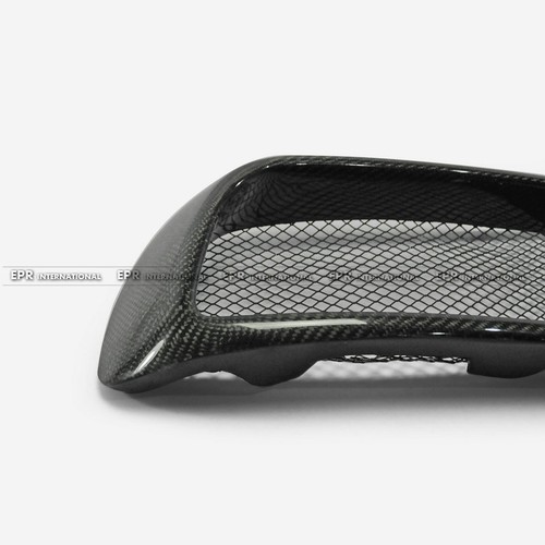 New 2Pcs R-Style Front Bumper Air Duct Vents For Mitsubishi EVO 10 Carbon Fiber - Picture 3 of 11