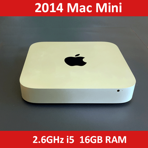 2014 Mac Mini 2.6GHz Core i5 16GB RAM 256GB Pcie SSD + 1TB HDD - Afbeelding 1 van 1