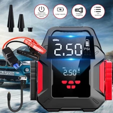 39800mAh Car Jump Starter Booster Jumper Box Tire Inflator Compressor Air Pump