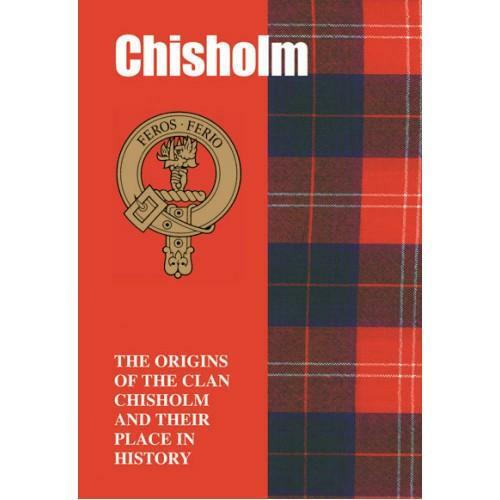 Scottish Clan Crest Tartan Information History Fact Book - Chisholm - Picture 1 of 1