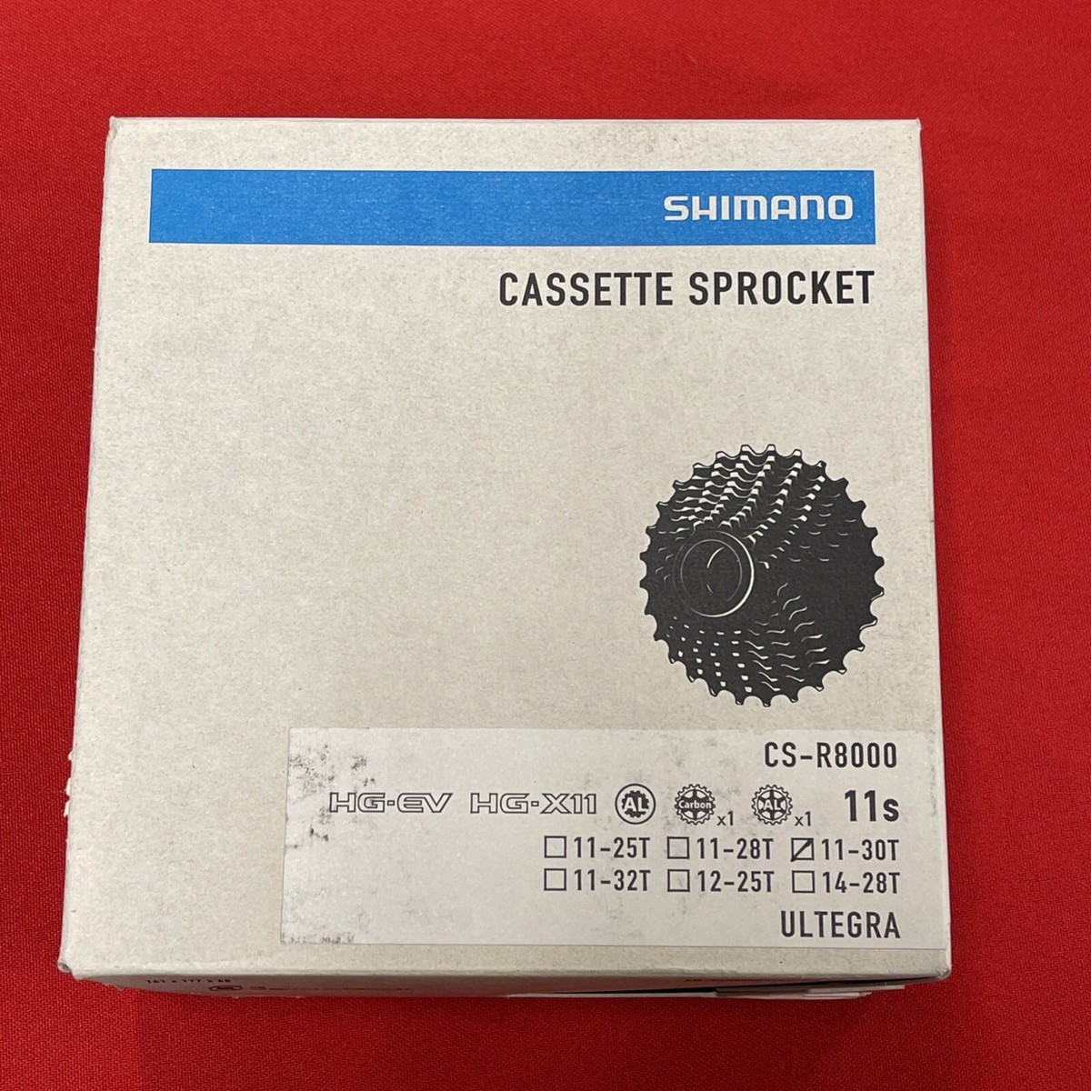 Shimano Ultegra R8000 CS-R8000 CX,Road Bike Cassette 11-30T, 11