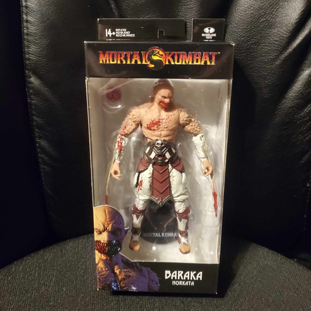 McFarlane Mortal Kombat Baraka Black Box (Bloody Variant) SEALED