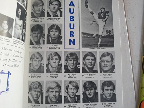 1972 & 74 Auburn vs. Chattanooga Football Game Programs. Phil Neel Art - Picture 12 of 14