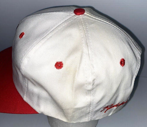 Rudolph The Red Nose Reindeer Hat Christmas Embroidered Snapback Cap Holiday VTG - Picture 14 of 15