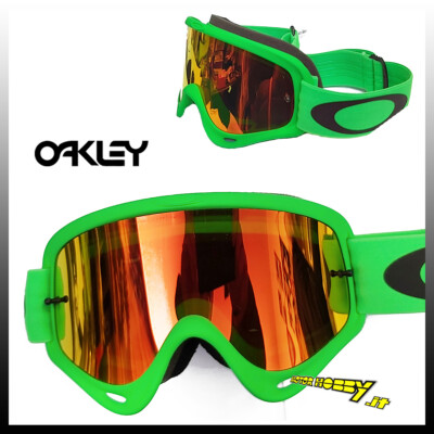 OAKLEY O-FRAME SPECIAL EDITION GREEN FIRE BRILLENMASKE SPIEGELGLAS