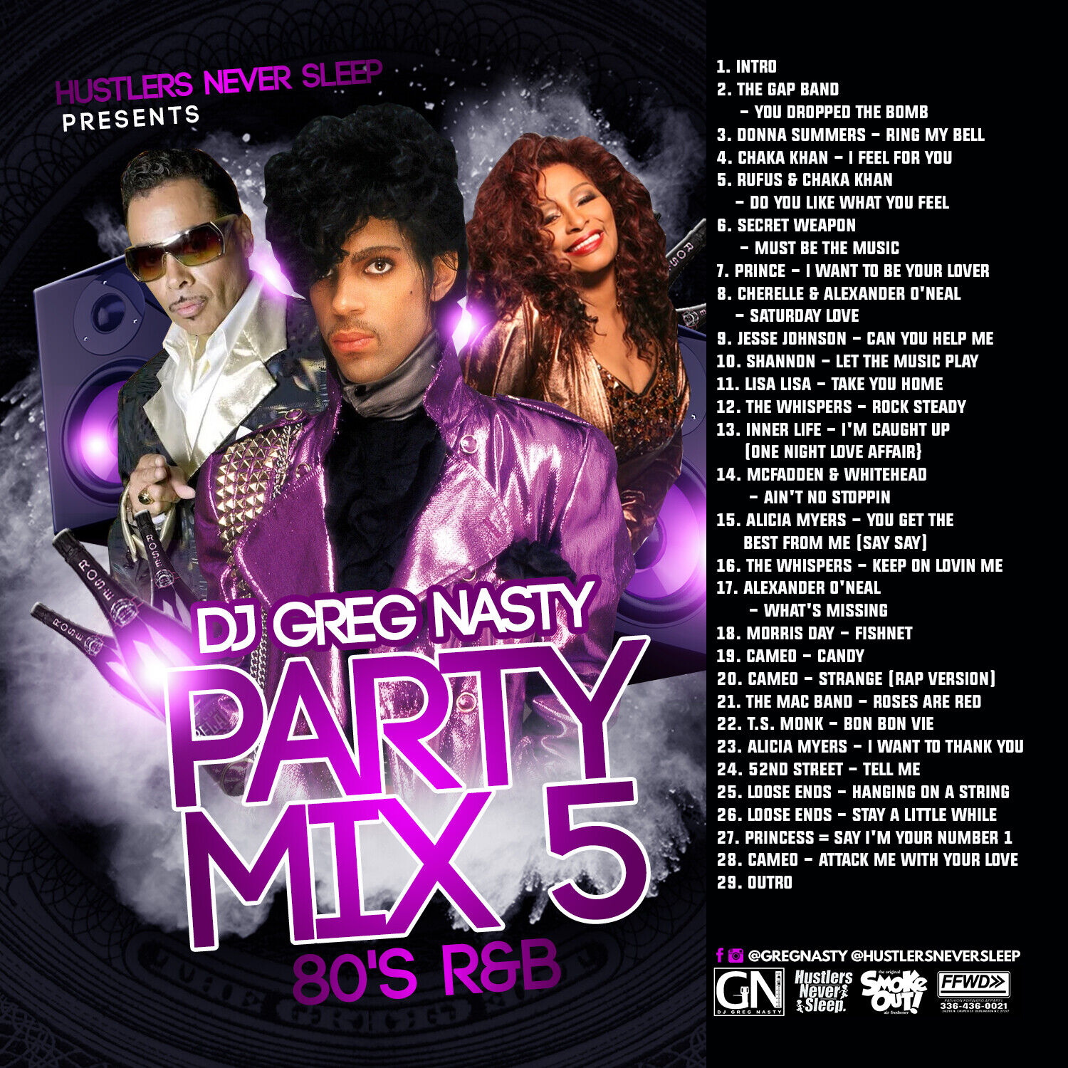 Dj Greg Nasty - PARTY MIX 5 (80'S R&B)