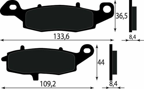 Moto Plaquettes De Frein Compatible Avec SUZUKI Pour GSF650