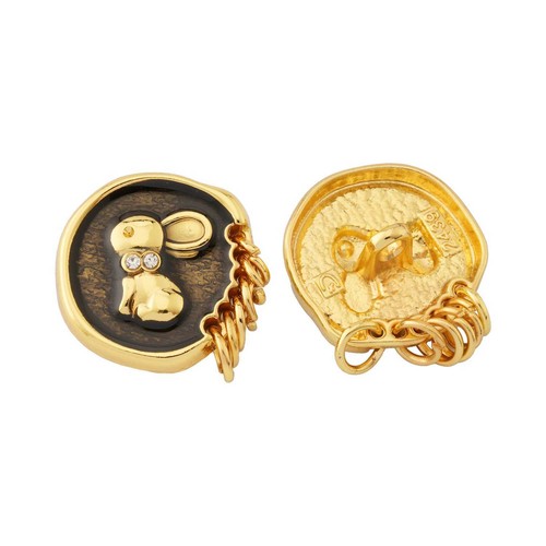 5pcs Rabbit metal decorative buttons suitable for sewing craft DIY design 18mm - Picture 6 of 19
