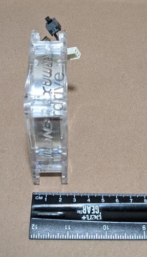 NEW Enermax Twister 80mm x 25mm Blue LED 3pin 12V ON/OFF Switch Case Cooling Fan - Picture 11 of 14
